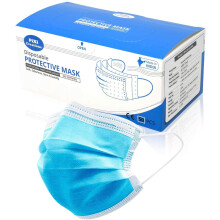 PIXI Creations 50pcs Disposable Masks – Non Woven, Hypoallergenic, Breathable Face Mask with Elastic EarLoops