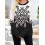 (S, Black) Pull ample d'automne pour Noël 5