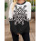 (S, Black) Pull ample d'automne pour Noël 7
