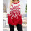 (XL, Red) Pull ample d'automne pour Noël 6