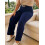 (XL, Navy Blue) Plus Size Γυναικεία Καθημερινή Χρήση 10