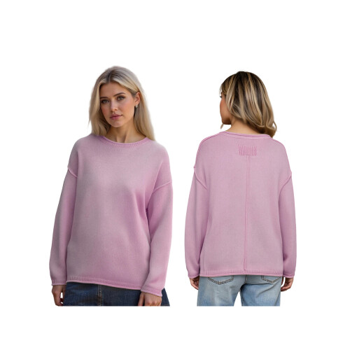 (S, Light Purple) Pull ample et Style streetwear. 1