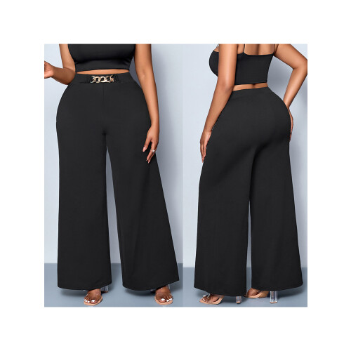 (XXL, Black) Plus Size Γυναικεία Καθημερινή Χρήση 1