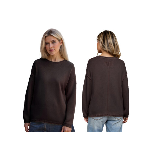 (L, Chocolate) Pull ample et Style streetwear. 1