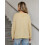 (L, Light Yellow) Pull ample et Style streetwear. 6