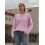 (M, Light Purple) Pull ample et Style streetwear. 5