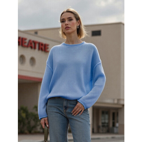 (XL, Blue) Pull ample et Style streetwear. 2