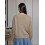 (XL, Khaki) Pull en maille pour l'automne 2