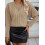 (XL, Khaki) Pull en maille pour l'automne 5