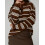 (L, Brown) T-shirt da donna, per l'autunno. 5