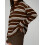 (L, Brown) T-shirt da donna, per l'autunno. 6
