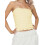 (S, Yellow) Haut bandeau uni sans bretelles. 1