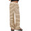 (S, Light Brown) Pantaloni da donna e tasche. 1
