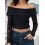 (S, Black) Hauts courts à pour fêtes 5
