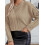 (XL, Khaki) Pull en maille pour l'automne 7