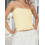 (S, Yellow) Haut bandeau uni sans bretelles. 5