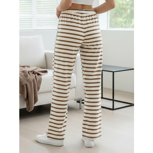 (S, Light Brown) Pantaloni da donna e tasche. 2