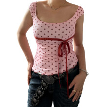 (L, Pink) T-shirt d'été à manches courtes