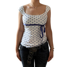 (S, Blue) T-shirt d'été à manches courtes