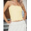 (S, Yellow) Haut bandeau uni sans bretelles. 6