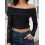(S, Black) Hauts courts à pour fêtes 4