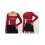 (S, Red) Női csipkés patchwork pólók, blúzok 2