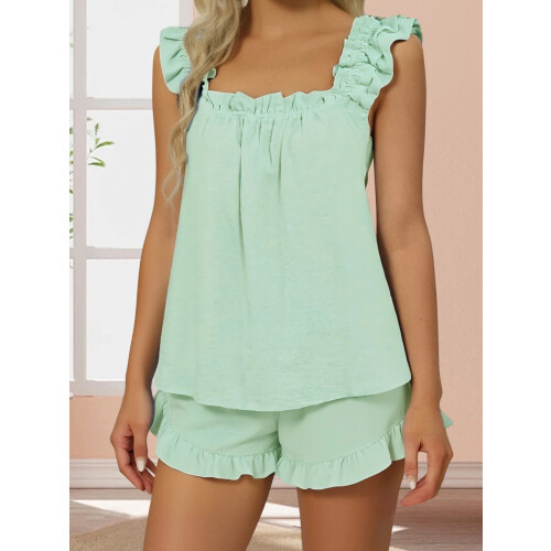 (S, Mint) Conjunto de pijama de casa. 2