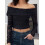 (S, Black) Hauts courts à pour fêtes 3