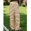 (S, Light Brown) Pantaloni da donna e tasche. 5
