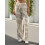 (S, Light Brown) Pantaloni da donna e tasche. 2