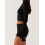 (S, Black) Top corto da e autunno. 7
