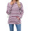 (L, Fuchsia) Sweat à capuche avec poche. 1