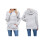 (XXL, Gray) Sweat à capuche avec poche. 2