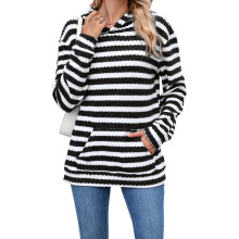(S, Black) Sweat à capuche avec poche.