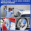 Conjunto de 5 Luvas de Lavagem de Carro em Microfibra Azul Royal 6