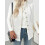 (M, White) Chaleco elegante sin y otoño. 6
