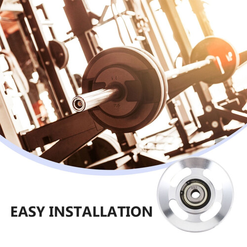 Kabeltræksystem Gym Håndtag Fitness Sølv 2