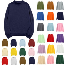 Sudaderas para mujer de tallas grandes, sudaderas extragrandes de cuello redondo para mujer, sudadera de cuello alto de manga larga de terciopelo