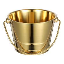Eiskübel, kleiner Eimer, Bar-Bierkübel, Metalleimer, Getränkeeimer, Party-Weinhalter, Bierkübel