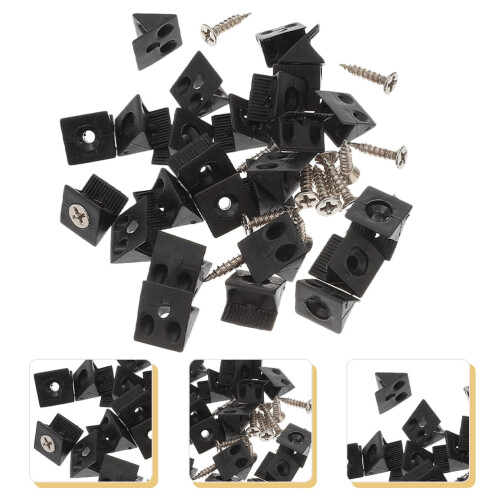 100pcs 45 Angle Drawer Wedges with Screws
