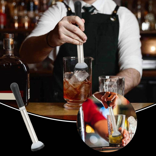 Επιτραπέζια σκεύη Ατσάλινο Swizzle Stick Ουρά Δονητής Θραυστήρας Πιεστής Γρανίτας 1