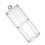 Boîte de rangement ovale bleue pour 3 cotons-tiges, compartiments empilables. 3