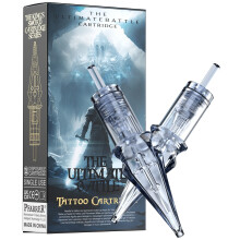 PFARRER Tattoo Needles Cartridge #12 Standard 14 Round Liner X-Taper 20PCS with Membrane Professional Disposable EN01P-20-1214RL