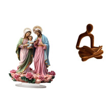 Abstract Thinker Table Sign Acrylic Desktop Ornament Resin Figurine Sculpture Waterproof Suitable for Office Bedroom Living Room Decoration