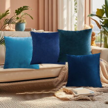 Wzzikit Kissenbezüge 45 x 45 cm, weich, einfarbig, strukturiert, modern, Heimdekoration für Sofa, Schlafzimmer, Wohnzimmer, Bett, Stuhl,