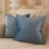 Ensemble de 2 housses de coussin en velours 50 x 50 cm 1