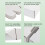 Caixas de envio de papelão ondulado branco resistente, 23 x 23 x 8 cm (9 x 9 x 3 polegadas), pacote com 25 unidades. 5