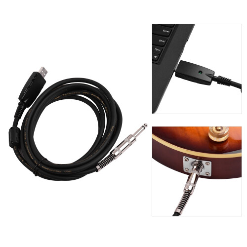 Mono USB to 6.35mm (1/4") Audio Cable – Professional PC Link Cable 2