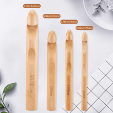 New Arrivals Large Crochet Hooks 15mm 20mm 25mm 30mm Hook Set for Chunky Yarn