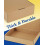 Caixas de envio marrons de 11x8x2 polegadas (pacote com 25) 3